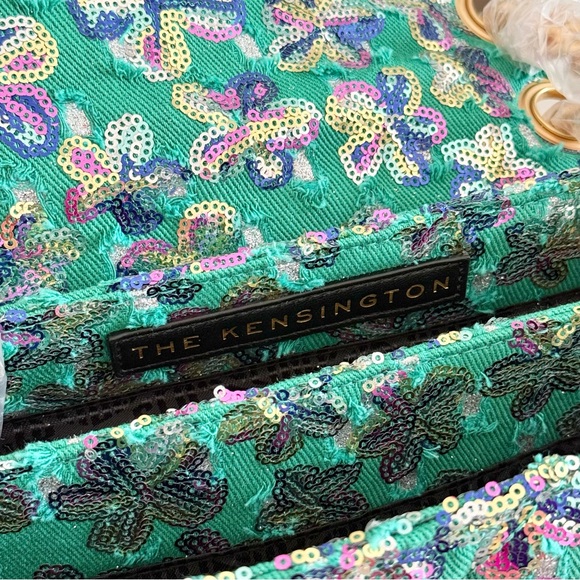 Kurt Geiger Large Kensington Convertible Sequin Shoulder Bag - Picture 13 of 15